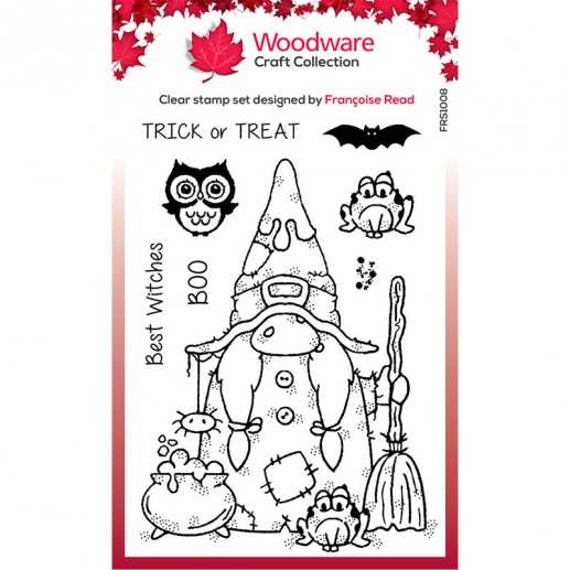 Clear Stamps Woodware - Halloween - Witchy Woo