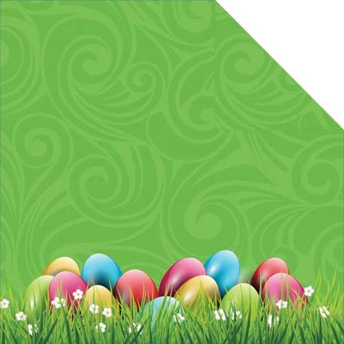 Papper Reminisce Happy Easter Egg Hunt till scrapbooking, pyssel och hobby