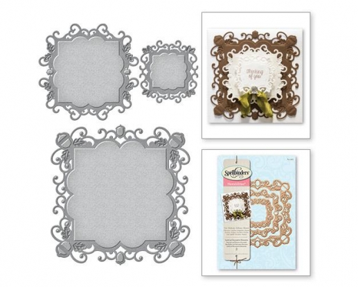 Spellbinder Nestabilities Dies Labels 49 Deco Elements 3 st