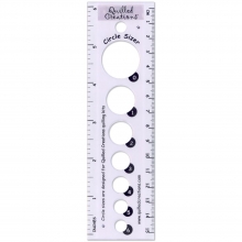 Quilling Circle Sizer Ruler Tool till scrapbooking, pyssel och hobby