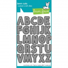 Lawn Fawn Cuts Custom Craft Die Quinns Capital ABCs Alfabet Dies