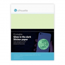 Printable Sticker Paper Glow In The Dark 2 st A4 Papper Specialark