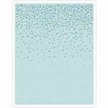 Embossing Folder - Sizzix - Snowfall/Speckles By Tim Holtz
