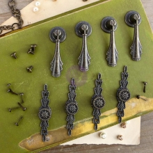 Prima Marketing Frank Garcia Memory Hardware Chambrey Antique Pulls