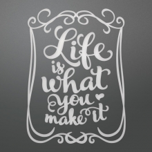 Dies Couture Creations Life Is... Stansmaskin