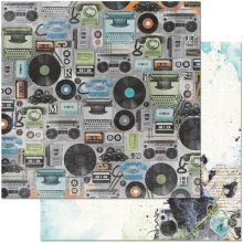 Papper Bo Bunny Life In Color Old School Scrapbooking