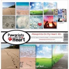 Paper Kit 12x12 Reminisce Pawprints On My Heart