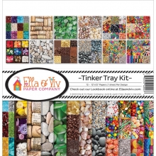 Paper Kit 12x12 Ella & Viv Tinker Tray till scrapbooking, pyssel och hobby