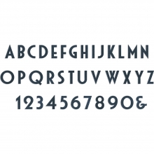 Sizzix Bigz XL Die By Tim Holtz Deco Alphabet Dies Stansmaskin