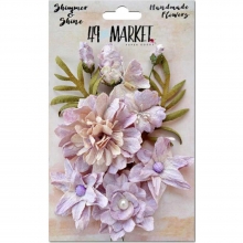 Pappersblommor Shimmer & Shine Flowers Lilac Fleur Des Champs