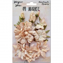 Pappersblommor Shimmer & Shine Flowers Amber Fleur Des Champs