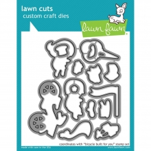 Lawn Fawn Cuts Custom Craft Die Bicycle Built For You Stämplar