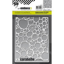 Embossing Folder Carabelle Studio Circles & Dots Embossingfolder Stansmaskin
