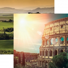 Papper Reminisce Italia The Colosseum till scrapbooking, pyssel och hobby