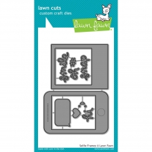 Lawn Cuts Custom Craft Dies Selfie Frames Fawn Stämplar
