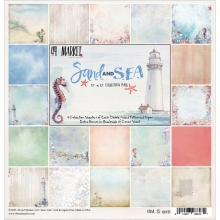 Paper Pack Sand & Sea Collection 12"X12" 9 ark Scrapbooking Papper