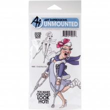 Stämpel EZ-Monterad Art Impressions Crutches Stämplar Uppdelat på Tillverkare