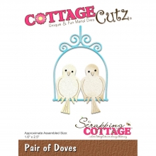CottageCutz Elites Die Pair Of Doves Cottage Cutz Dies