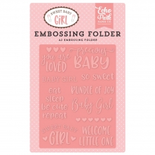 Embossing Folder Precious Baby Echo Park Embossingfolder Stansmaskin