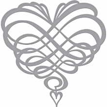 Spellbinder Shapeabilities Dies Swirl Heart