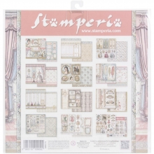 Paper Pad Stamperia Princess 12x12 Tum till scrapbooking, pyssel och hobby