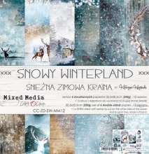Paper Pack Craft O' Clock - Snowy Winterland - 12x12 Tum