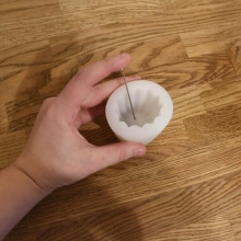 Silikonform Ljustillverkning Silicone Rund Mold Pudding