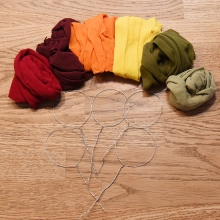 Nylon Tyg - Längd: 60 cm - Mörkgrön 133