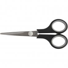 Barnsax Universal Svart 14 cm till scrapbooking, pyssel och hobby