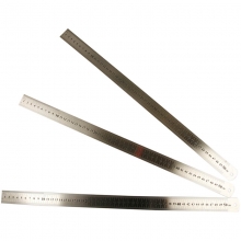 Stållinjal - Linjal i metall - L: 50 cm