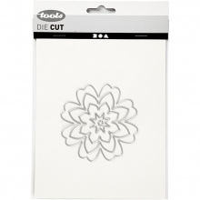 Dies Blomma 8,1x8,1 cm 5 Delar till scrapbooking, pyssel och hobby