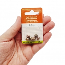 Sötvattenspärlor Colored 7-8mm - 8 st Pärlor