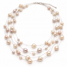 Sötvattenpärlor Cream 7-8 mm - 8 st Pärlor