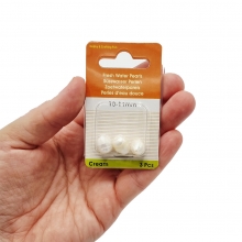 Sötvattenpärlor Cream 10-11 mm - 3 st Pärlor