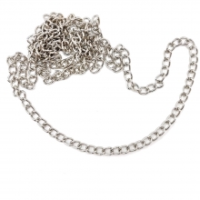 Metall Kedja 5 mm Platinum 1 m Kedjor till scrapbooking, pyssel och hobby