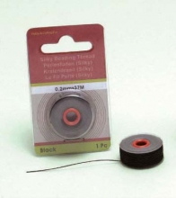 Silky Beading Thread - Svart - 0,2mm - 37 m
