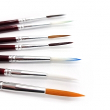 Hobbypenslar - Syntet - Linerpenslar 0, 1, 3, 7, 9, 11 - 6 st