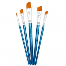 Hobbypenslar - Syntet - Sned 1/4, 3/8, 1/2, 5/8, 3/4 - 5 st