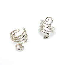 Ear Cuffs Öron Smycke Platinum Swirl 1 par Göra egna örhängen