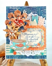 Chipboard Die Cuts 6"X12" Cafe Parisian Graphic45 Journaling Graphic 45