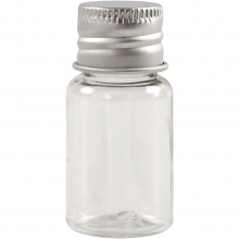 Plastburk med lock 10 st 13 ml Höjd: 48 mm Burk Flaska Sprayflaska Pipett
