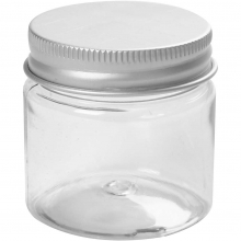 Plastburk med lock 10 st 50 ml Höjd: 45 mm Burk Flaska Sprayflaska Pipett