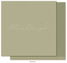 Maja Monochromes Shades of Winterdays Green Cardstock Design 12"x12"