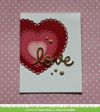 Dies Lawn Fawn Cuts Lacy Heart Stackables Jul stans