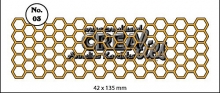 Dies Decorette XL Honeycomb Crealies till scrapbooking, pyssel och hobby