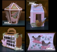 Dies Create A Box Mini Suitcase Crealies