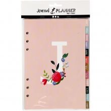 Skiljeblad Månader Journaling A5 Korall Bullet Journal