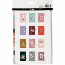 Skiljeblad Månader Journaling A5 Korall Bullet Journal