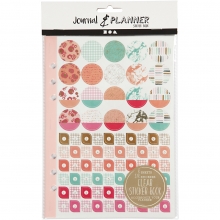 Stickersbok A5 Korall Bullet Journaling Klistermärken