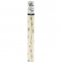 Presentpapper - B: 38 cm - Blomsteräng - 5 m